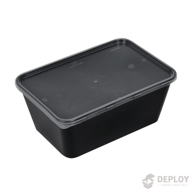 ΜΠΩΛ MICROWAVE ΜΑΥΡΟ ΠΑΡ/ΜΟ 1000ml ΣΕΤ 5*50Τ